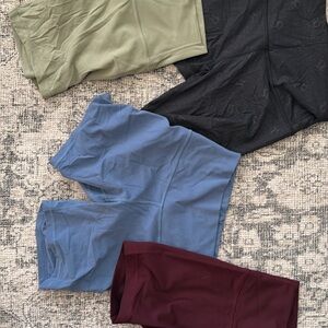 Set of Four Athletic Shorts in Various Colors